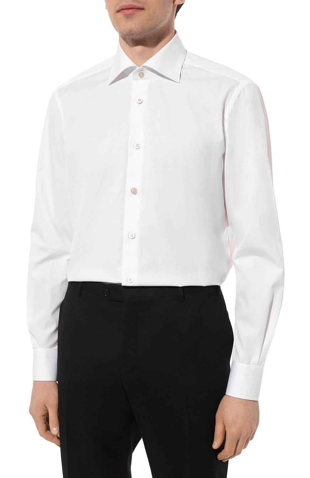 Хлопковая сорочка KITON, арт. UCIH06143, фото 4