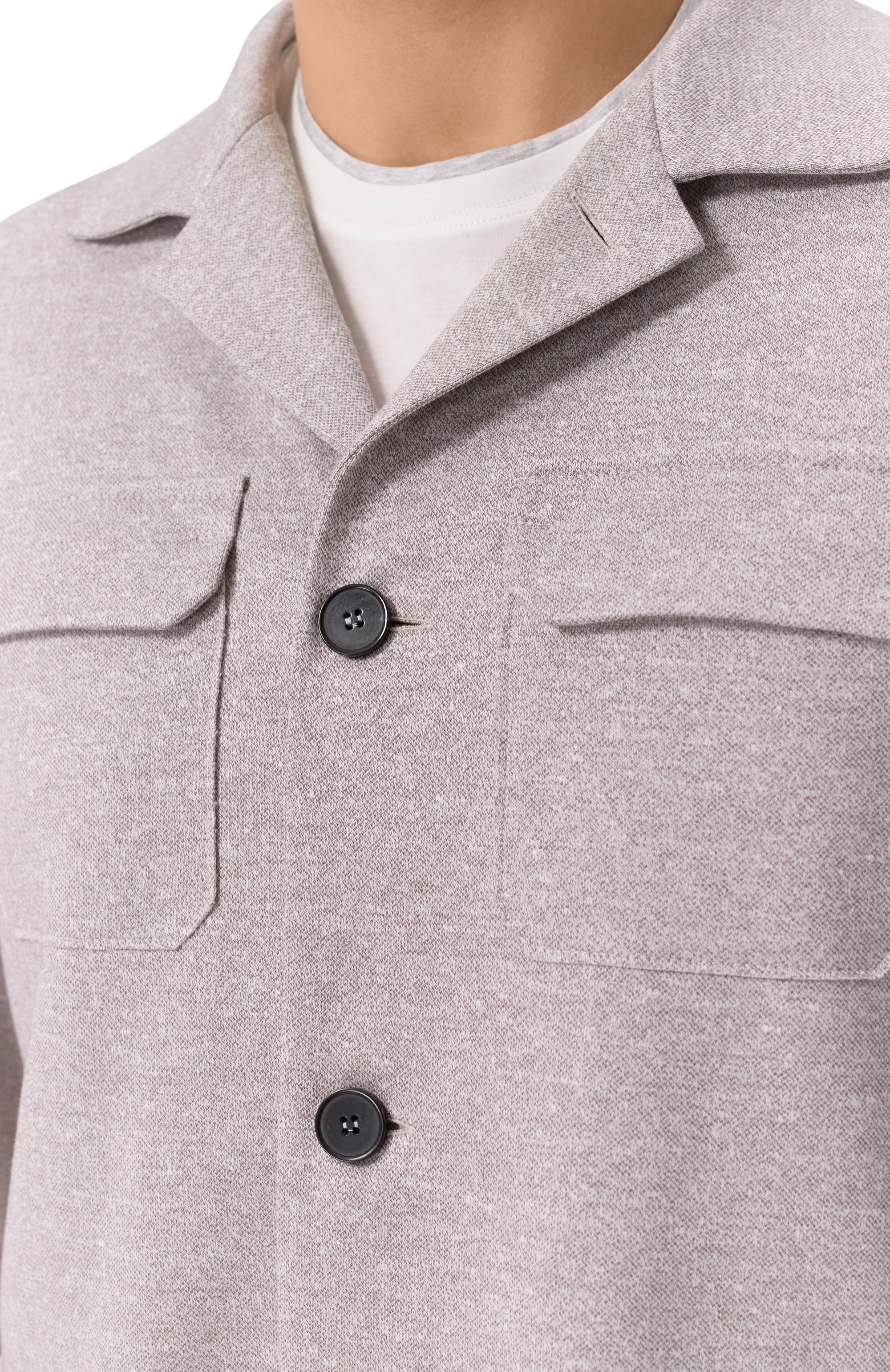 Куртка из хлопка и льна HARRIS WHARF LONDON, арт. C9375PDB, фото 5