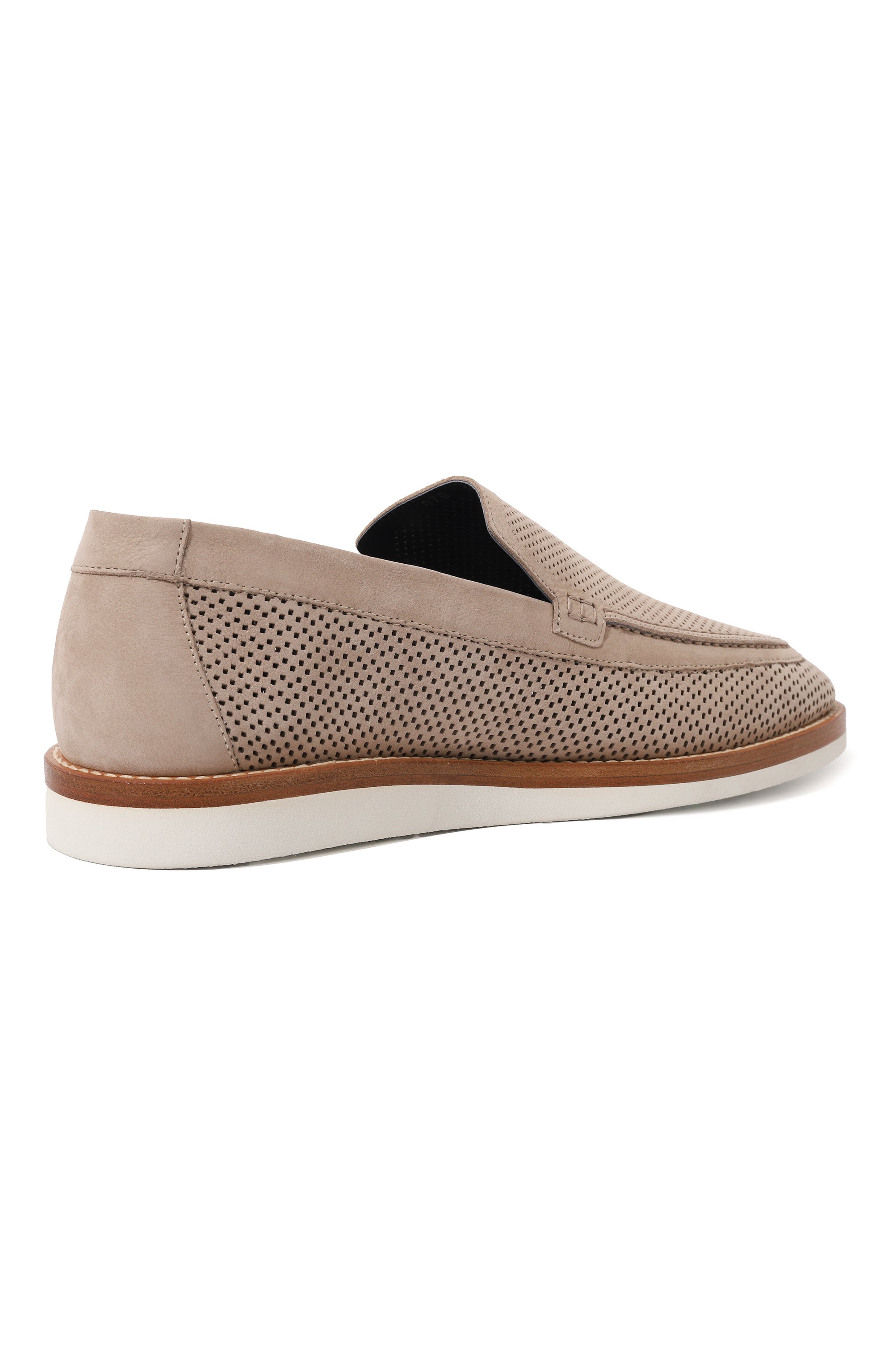 Замшевые лоферы ZILLI светло-бежевого цвета по цене 123000 руб., арт. H0079AM1003VHA001, фото 5 Замшевые лоферы ZILLI, арт. H0079AM1003VHA001, фото 5