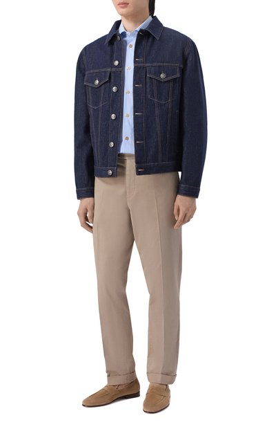 Замшевые пенни-лоферы BRUNELLO CUCINELLI, арт. MZUCAHG730, фото 2