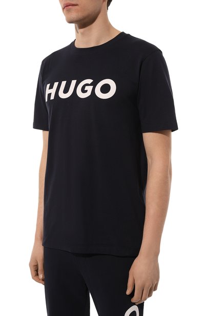 Хлопковая футболка HUGO, арт. 50467556, фото 3