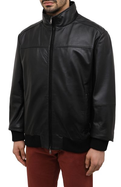 Кожаный бомбер PAUL&SHARK, арт. I20P2658/H1F/3XL-6XL, фото 3