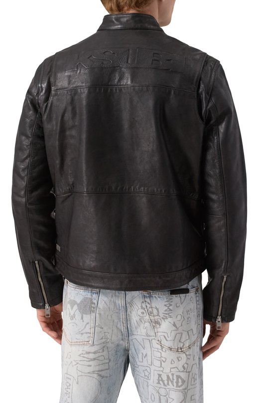 Кожаная куртка Ksubi MSP25JK004 Чёрный  MSP25JK004 Фото 4
