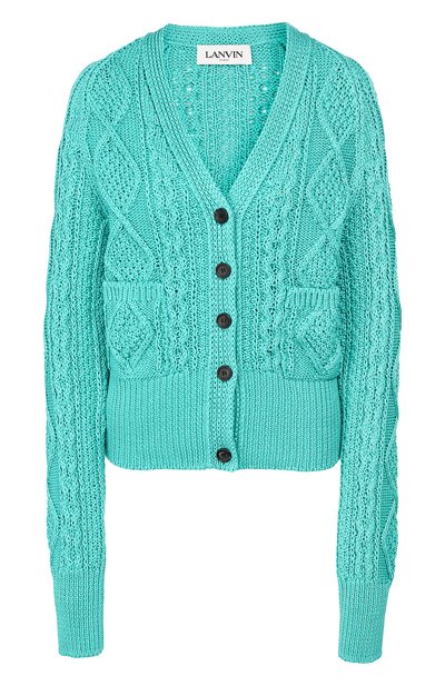 Женский хлопковый кардиган LANVIN, арт. RW-JA727M-MA02-P20