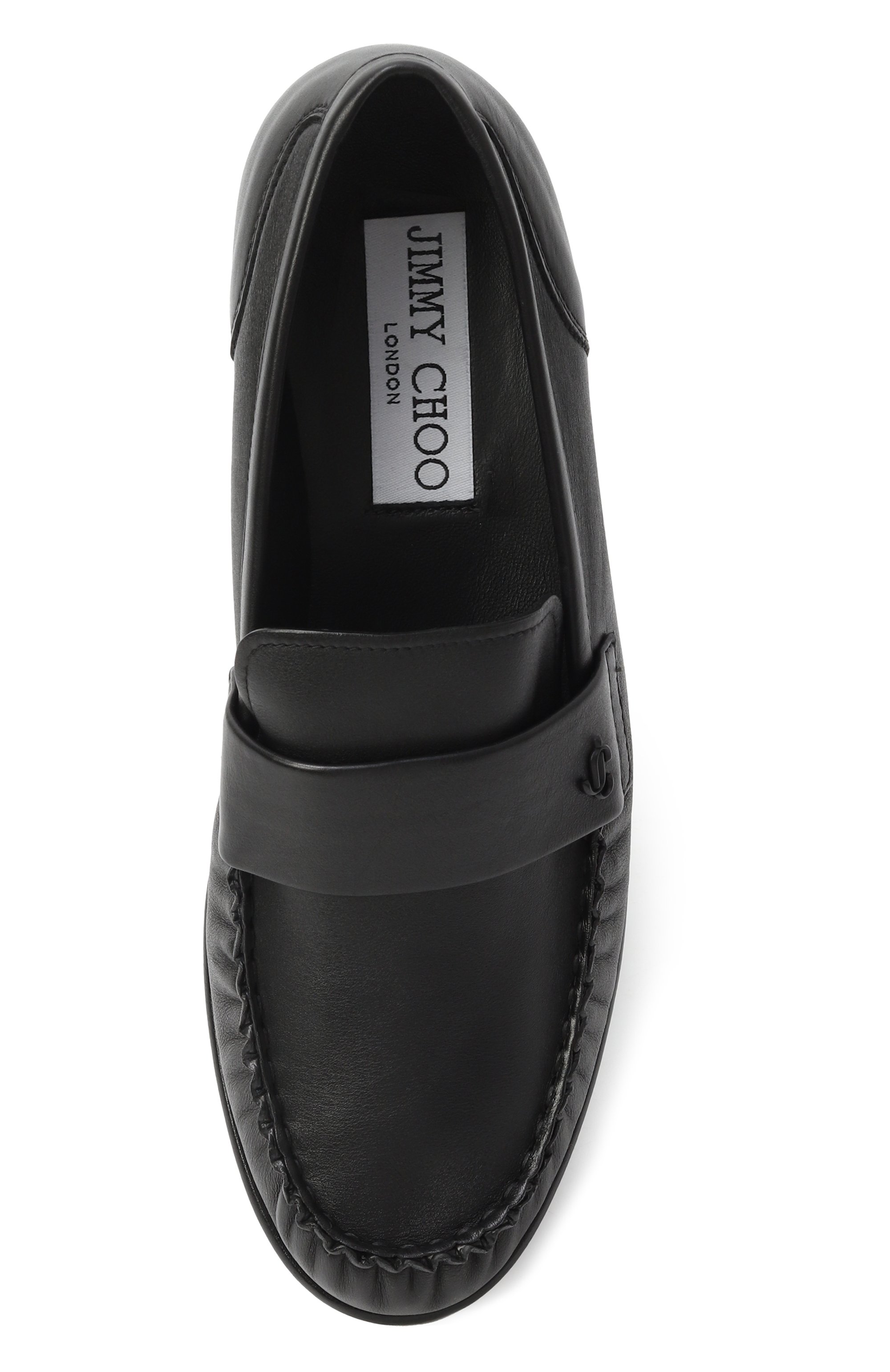 Кожаные лоферы ellis JIMMY CHOO, арт. ELLISL0AFERFSLY, фото 6