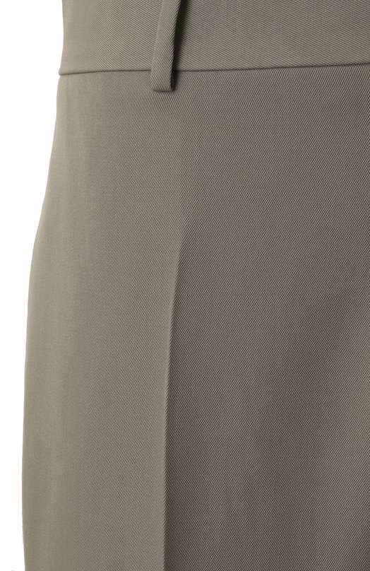 Шерстяные брюки Jil Sander J23KA0003/J40002 Зелёный  J23KA0003/J40002 Фото 6
