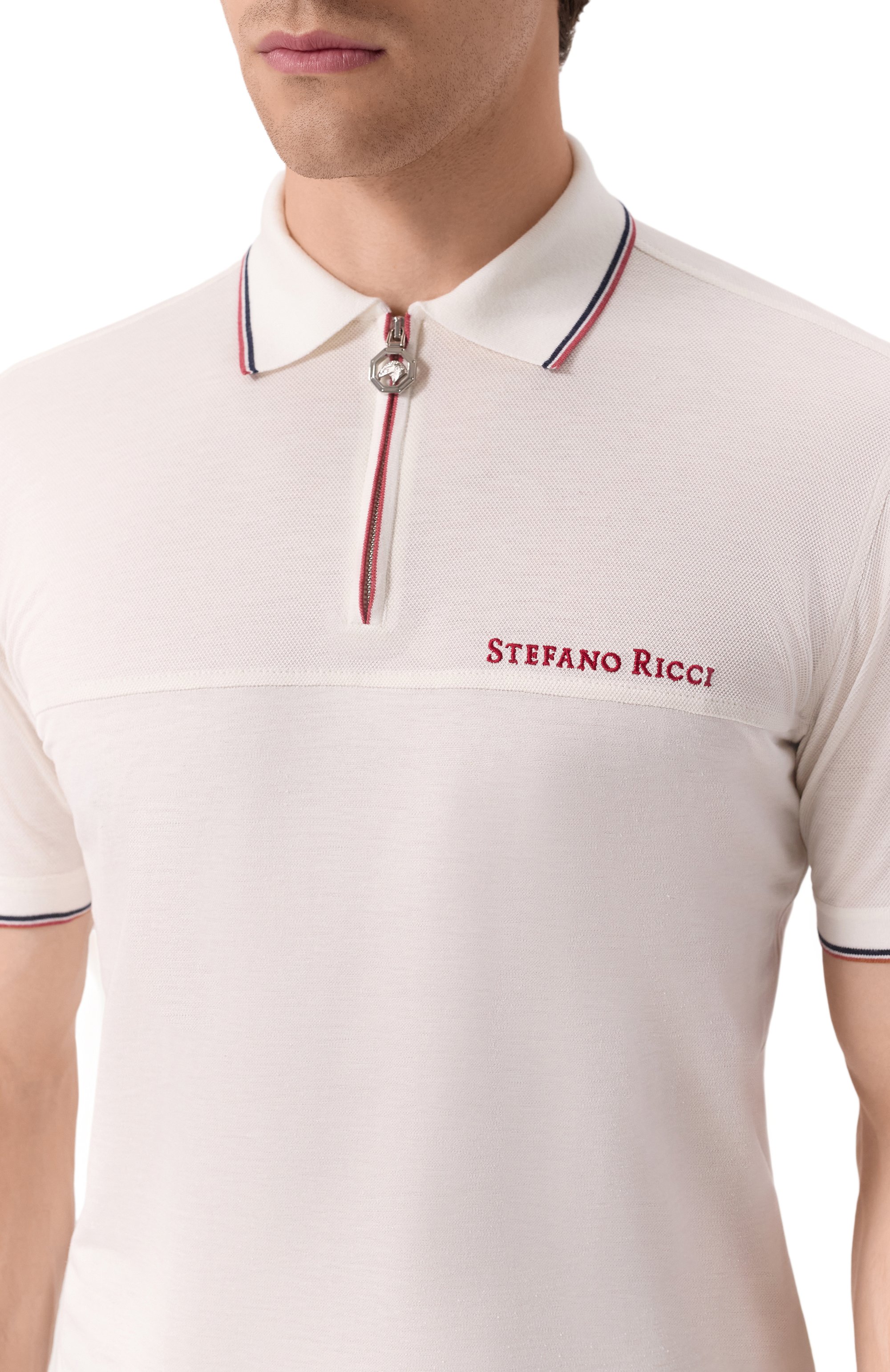 Поло из шелка и льна STEFANO RICCI, арт. K919053P31/T25102, фото 5