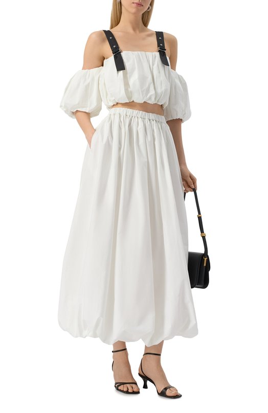 Хлопковый топ Pinko 105176/A2LD Белый  105176/A2LD Фото 2