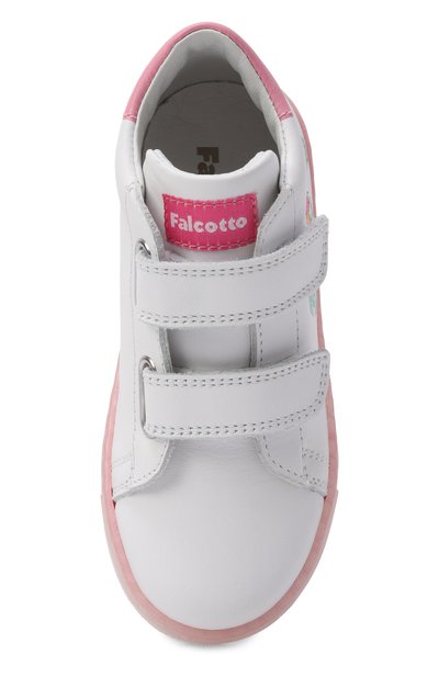 Кожаные кеды FALCOTTO белого цвета по цене 13150 руб., арт. 2019922/01, фото 4 Кожаные кеды FALCOTTO, арт. 2019922/01, фото 4