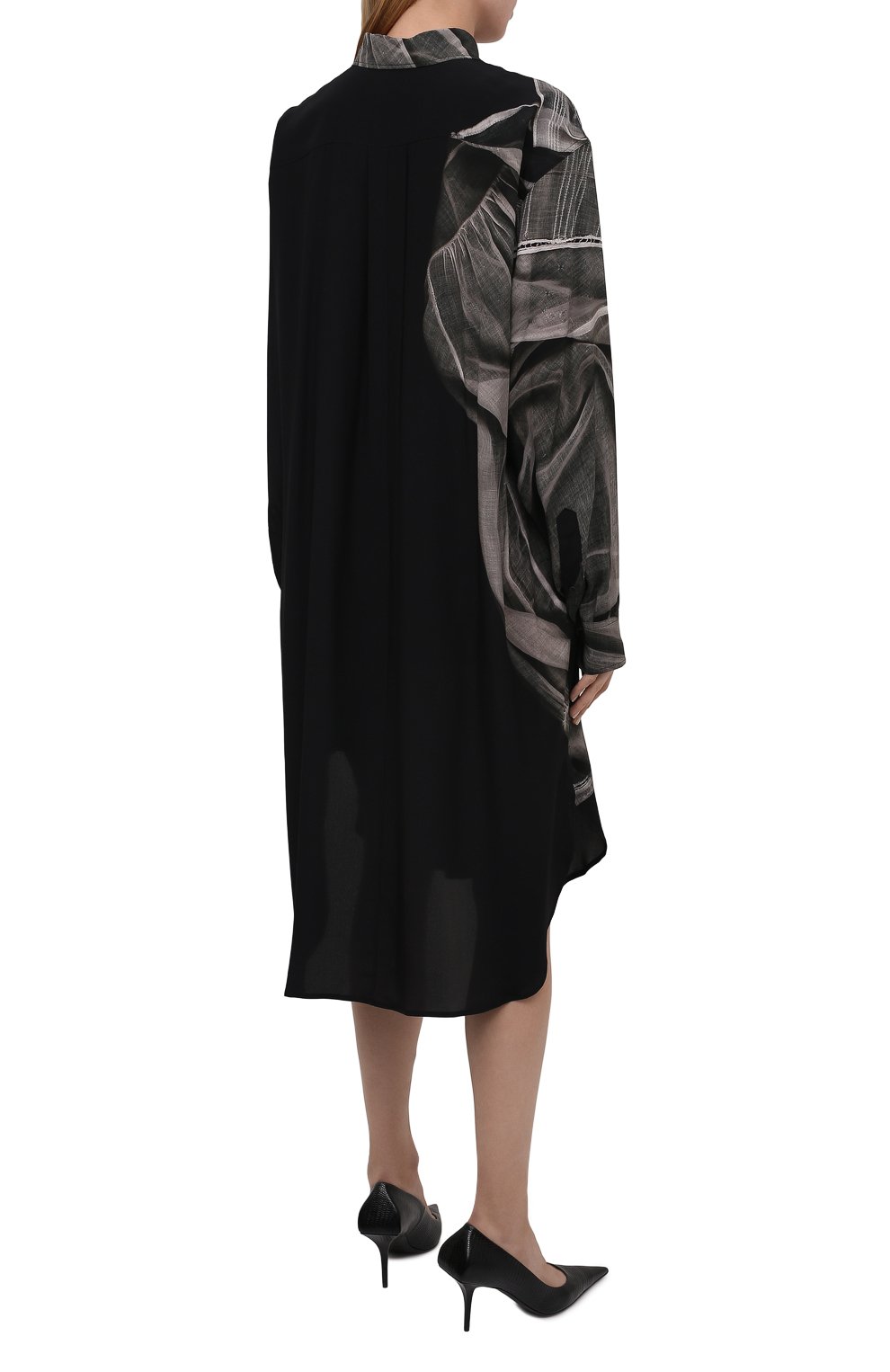 Шелковое платье DRIES VAN NOTEN, а рт. 212-011027-3206, фото 4