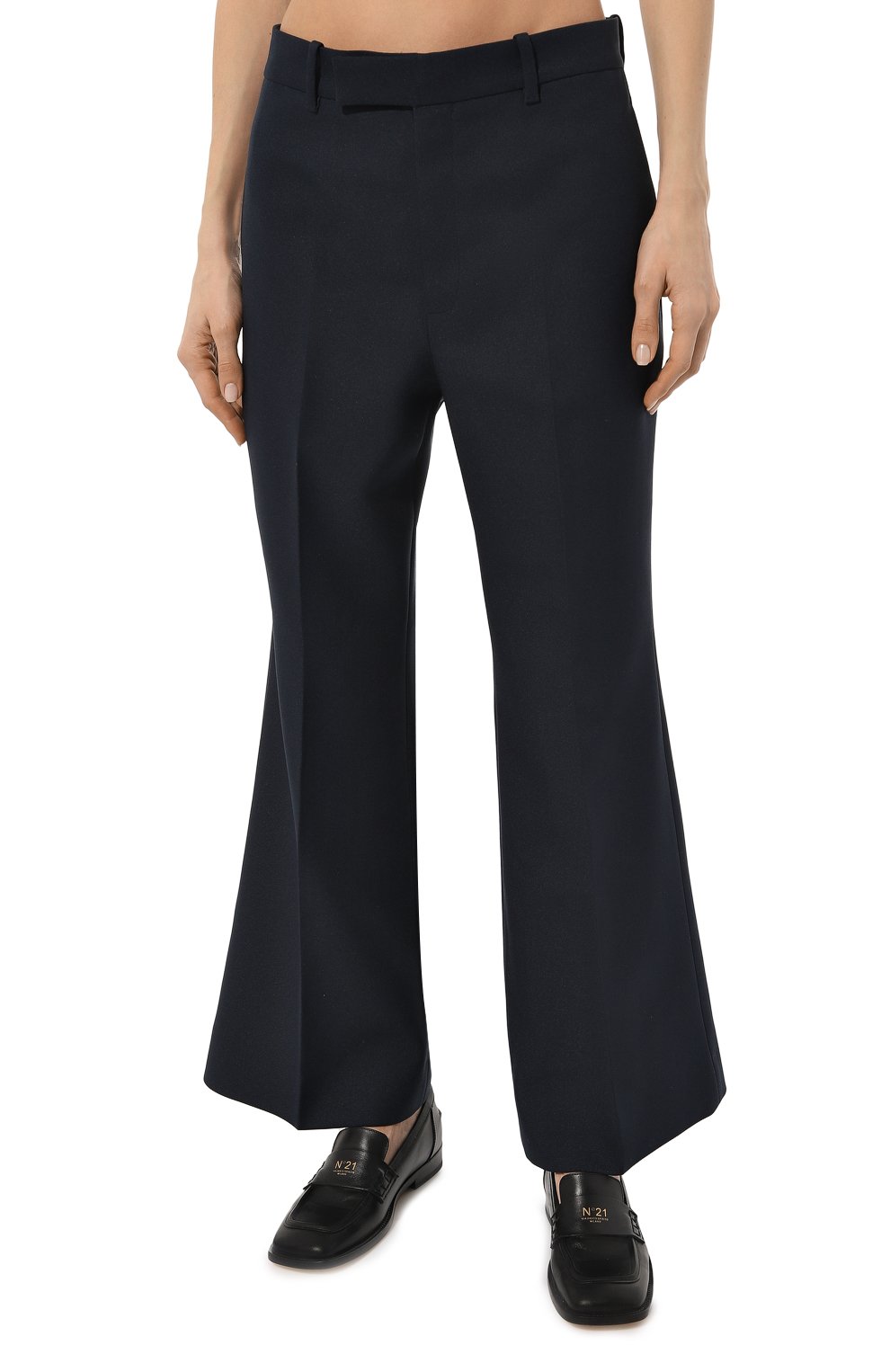 Брюки GUCCI темно-синего цвета по цене 93600 руб., арт. 627868 Z798C, фото 3 Брюки GUCCI, арт. 627868 Z798C, фото 3