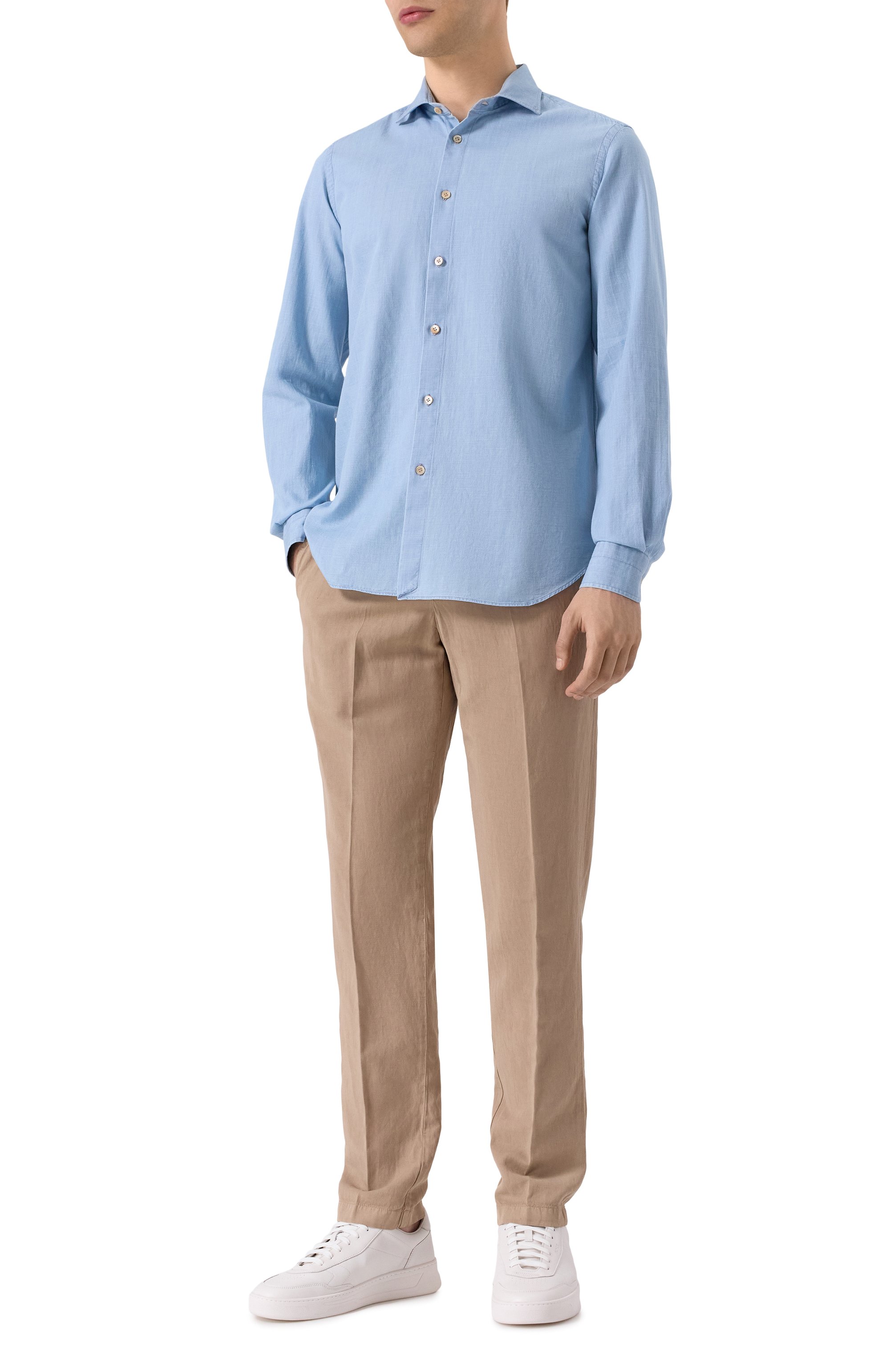 Хлопковая рубашка BOGLIOLI, арт. 610L/SB5851, фото 2