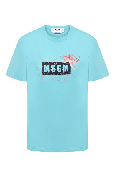 Женская хлопковая футболка MSGM, арт. 2941MDM181 207798