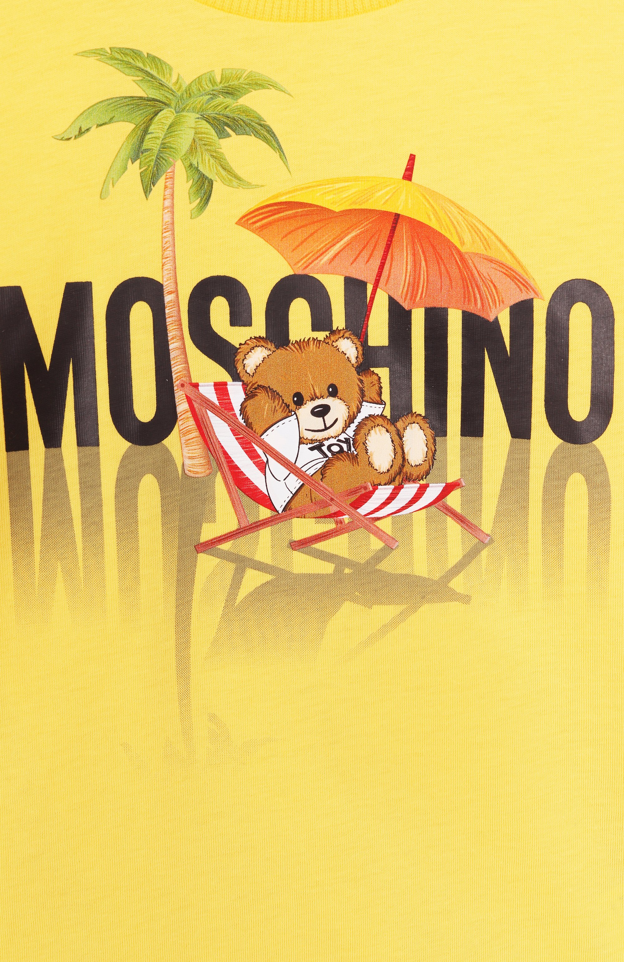 Хлопковая футболка MOSCHINO, арт. H7M04K/LAA01/4-8, фото 3