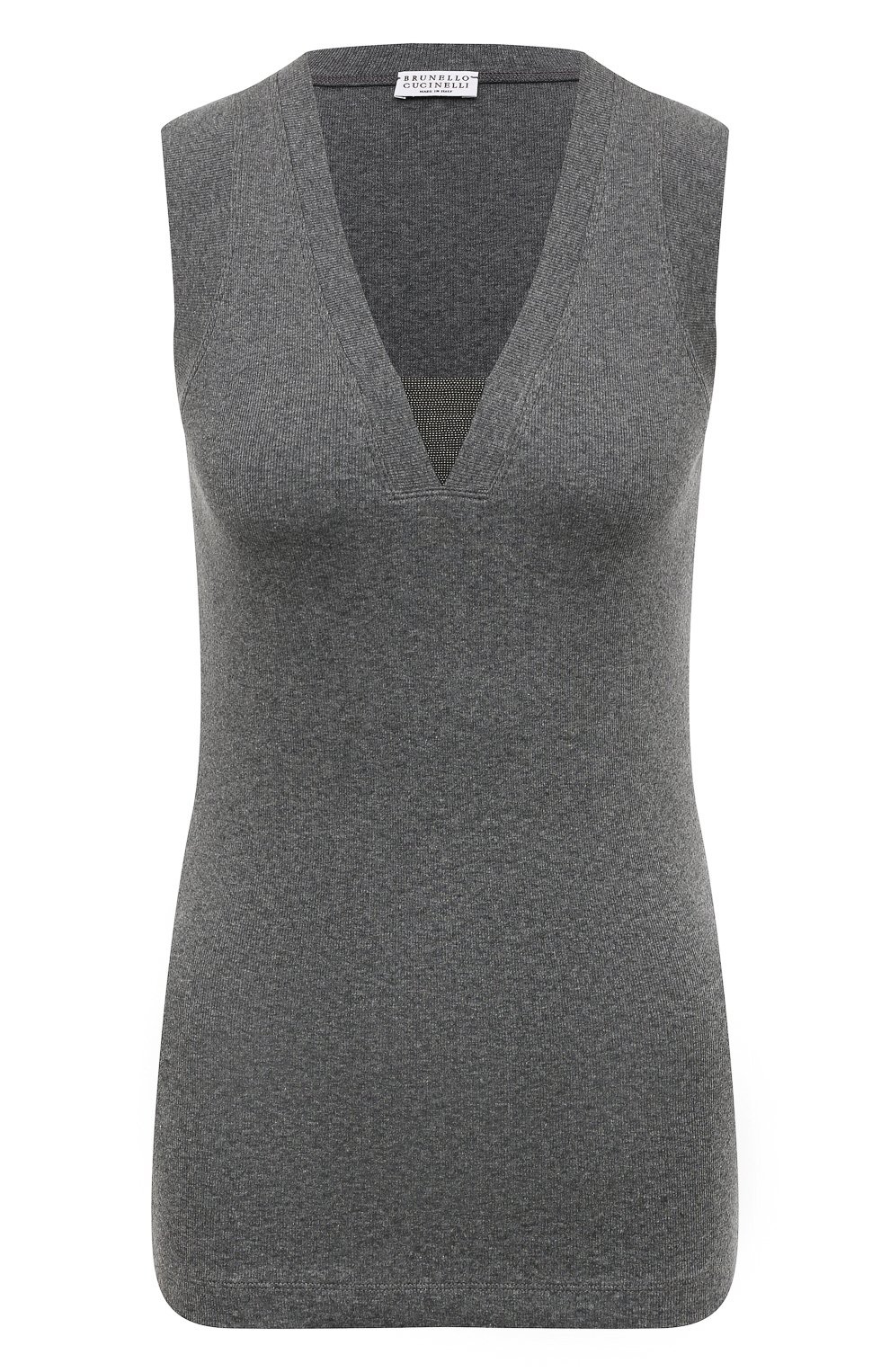Хлопковый топ BRUNELLO CUCINELLI, арт. MPTC8EL672, фото 1