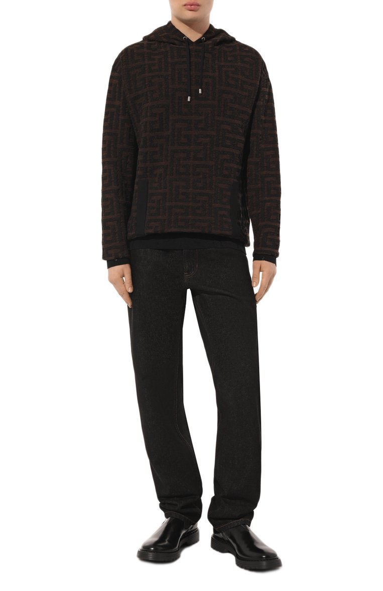Хлопковое худи BALMAIN, арт. AH0JR070KE24, фото 1