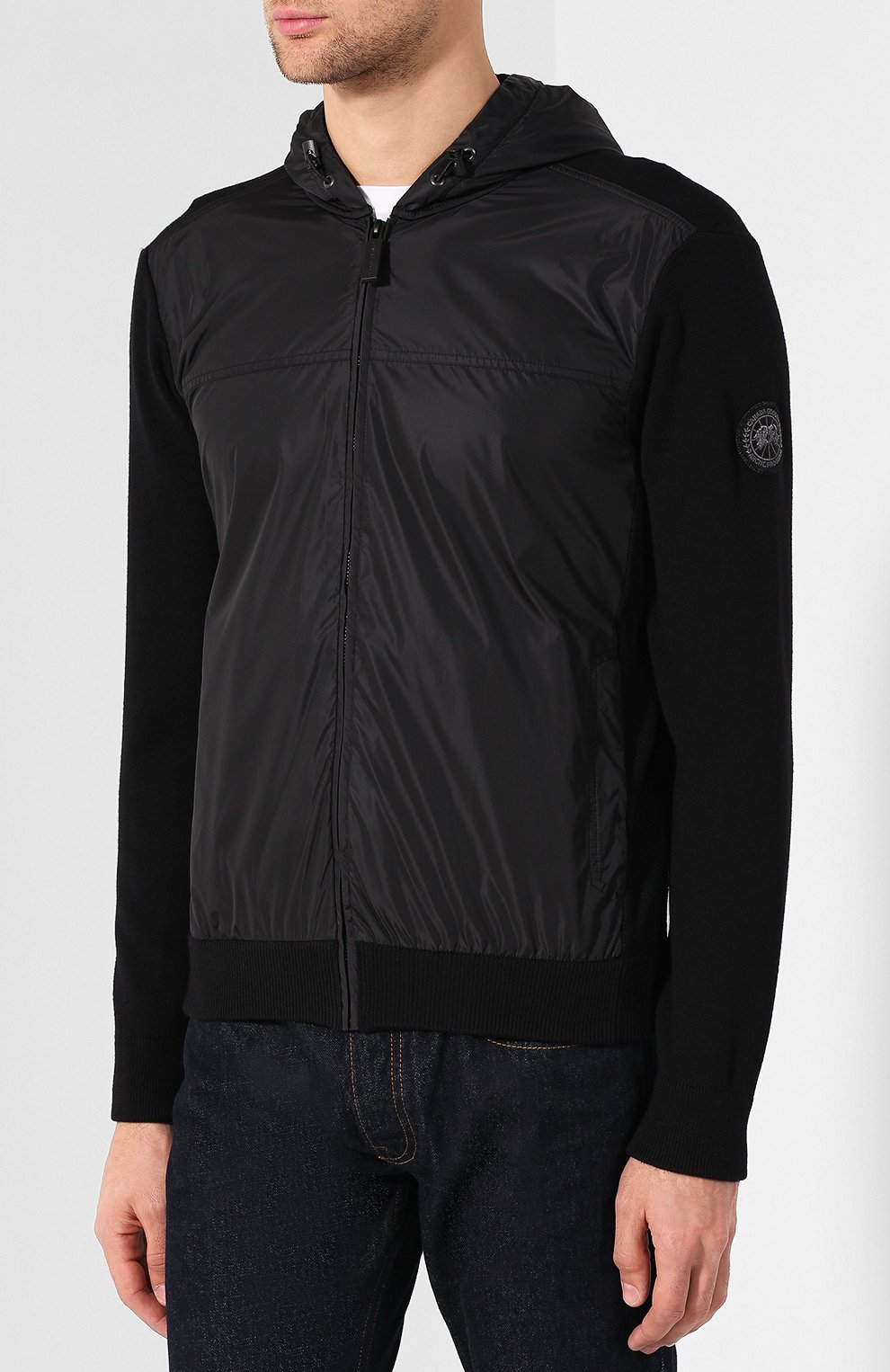 Шерстяной кардиган на молнии с капюшоном CANADA GOOSE, арт. 6968M, фото 3