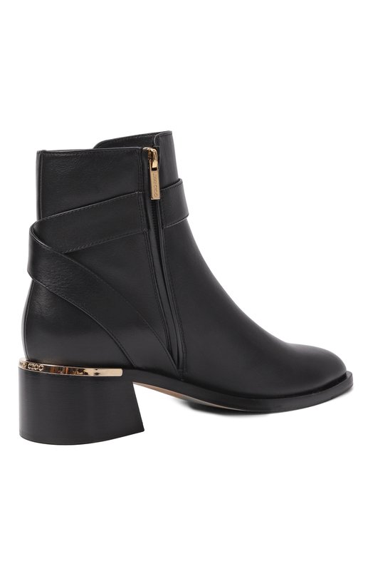 Кожаные ботильоны Noor 45 Jimmy Choo N00R45SQM Чёрный  N00R45SQM Фото 5
