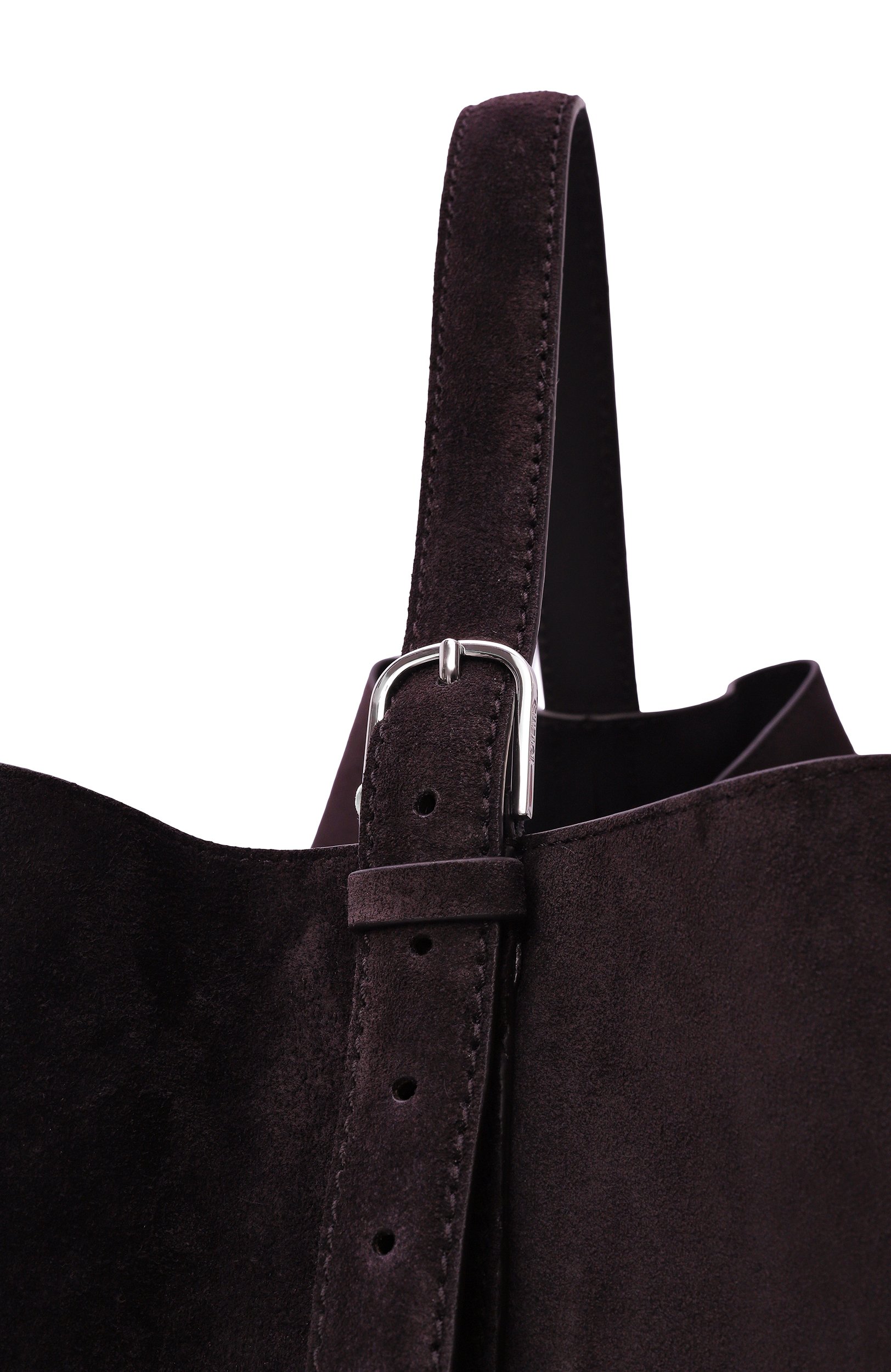 Сумка-тоут belted TOTEME черного цвета по цене 136000 руб., арт. 234-WLGBG038-LE0004, фото 6 Сумка-тоут belted TOTEME, арт. 234-WLGBG038-LE0004, фото 6