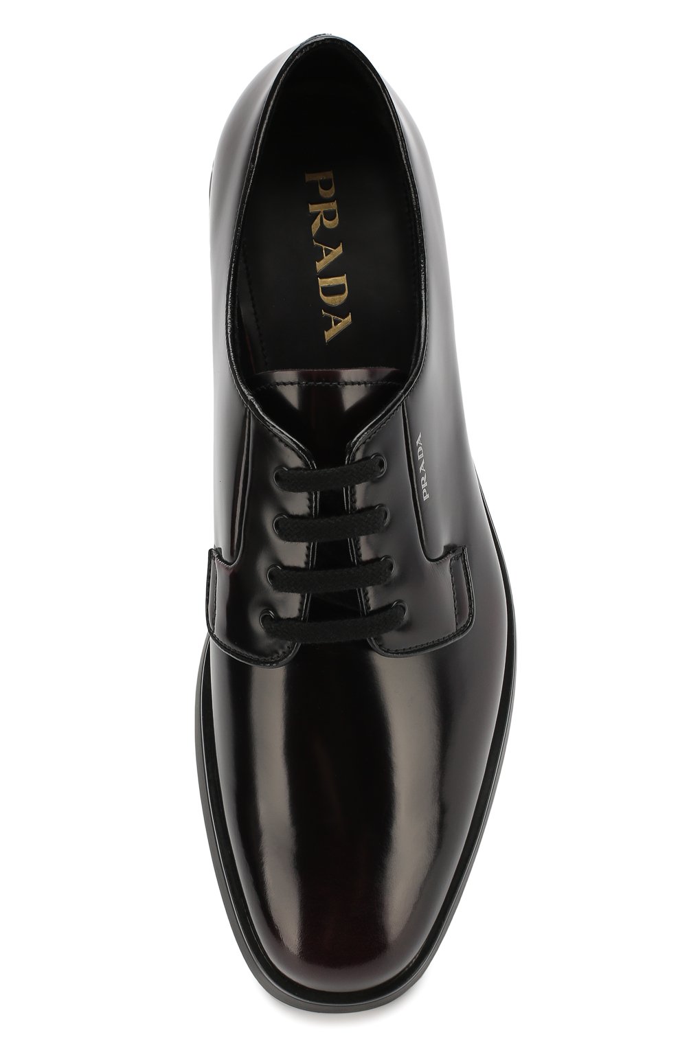 Кожаные дерби PRADA, арт. 2EG261-P39-F0397, фото 5
