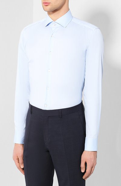 Хлопковая рубашка BOSS, арт. 50404735, фото 3