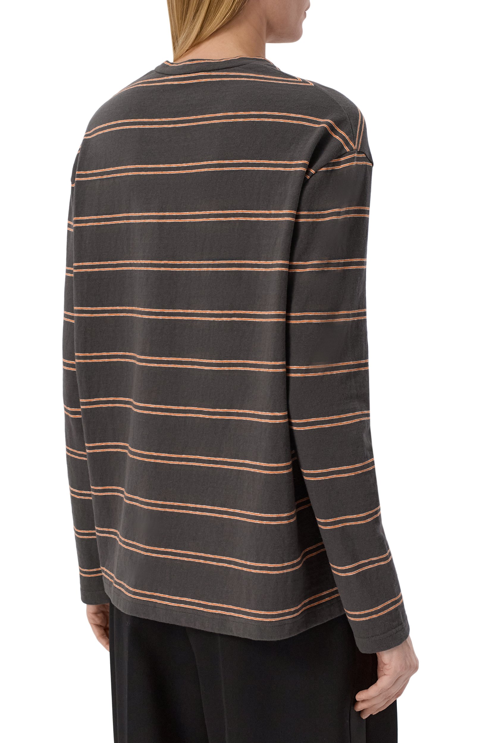 Хлопковый лонгслив JIL SANDER, арт. J02GC0169/J20394, фото 4