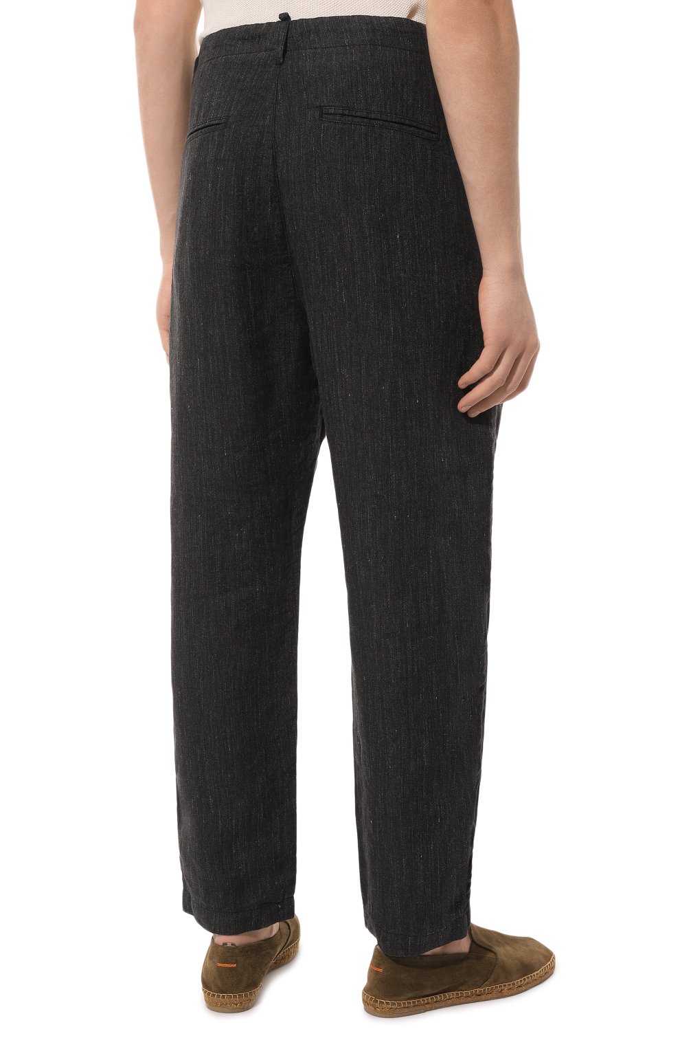 Льняные брюки HANNES ROETHER, арт. PA21PER.6043, фото 4