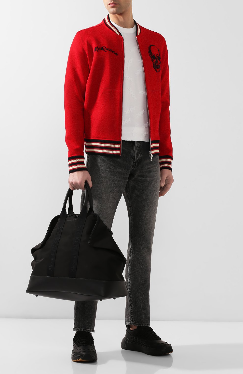 Текстильная сумка ALEXANDER MCQUEEN, арт. 575553/HU01B, фото 2