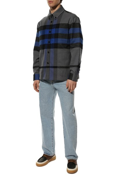 Хлопковая рубашка BURBERRY, арт. 8048120, фото 2