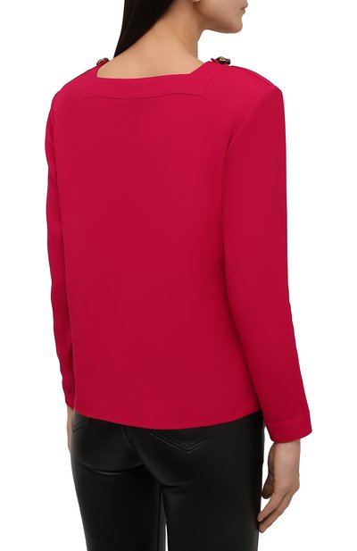 Блузка из вискозы SAINT LAURENT, арт. 679264/Y059W, фото 4