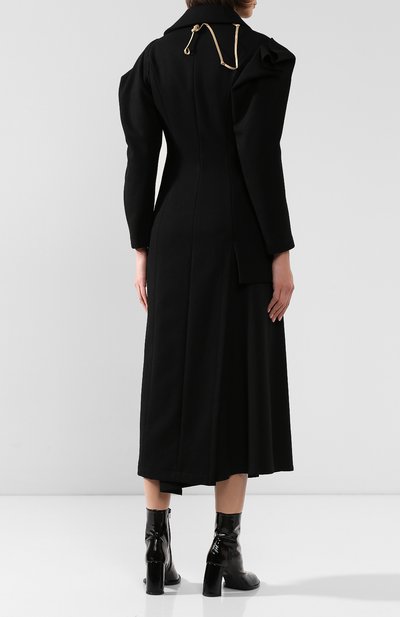 Шерстяное пальто YOHJI YAMAMOTO, арт. FC-C09-111, фото 4