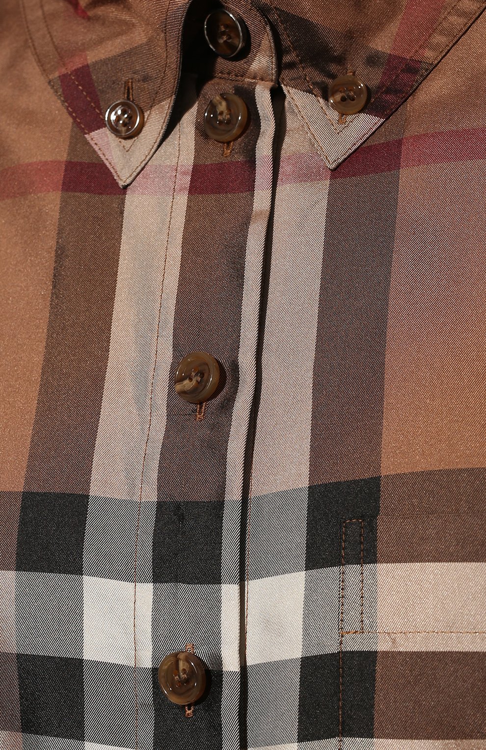 Шелковая рубашка BURBERRY, арт. 8044841, фото 5
