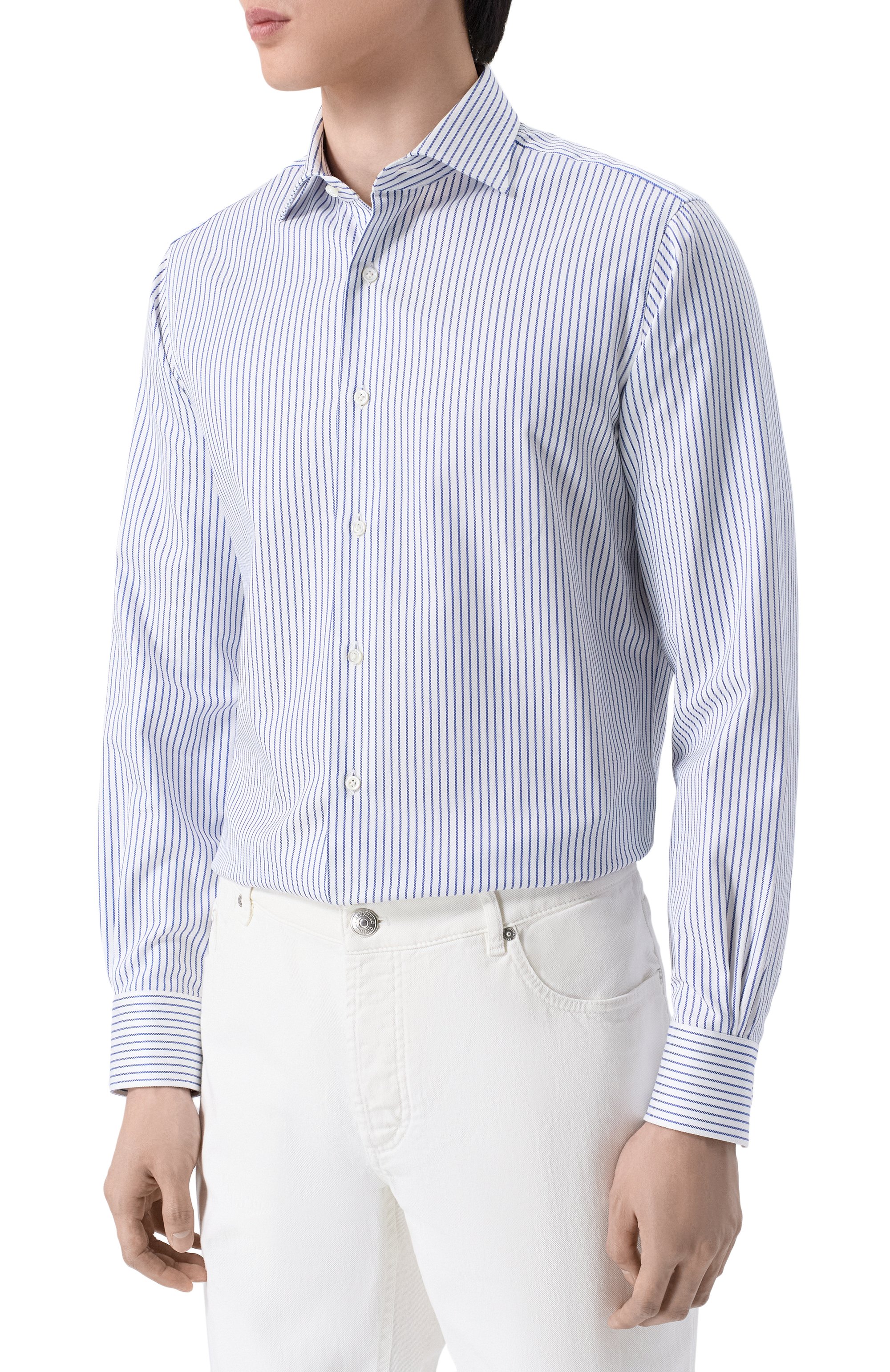 Хлопковая сорочка ALESSANDRO GHERARDI, арт. BR1-2G-7T/7320, фото 3