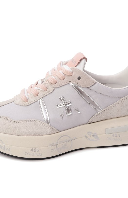 Комбинированные кроссовки Cassie Premiata CASSIE/VAR 7387 Сиреневый  CASSIE/VAR 7387 Фото 7