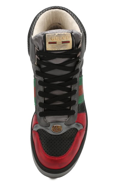 Кожаные кеды screener GUCCI, арт. 563485/02J50, фото 5