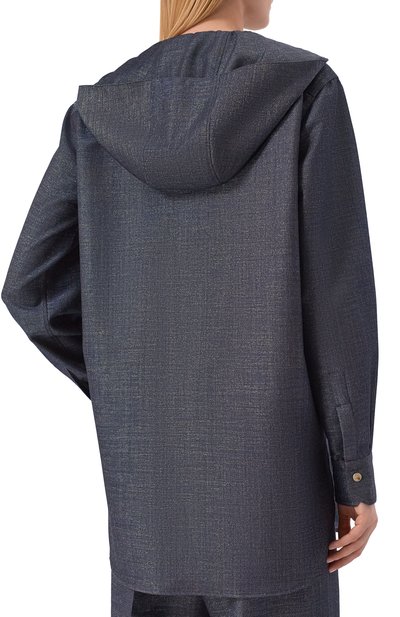 Шерстяная рубашка KITON, арт. D54435K0901, фото 4