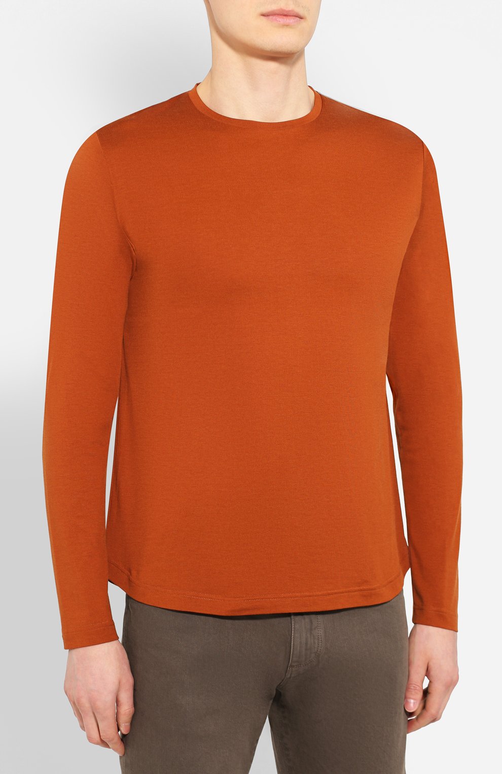 Лонгслив из шелка и хлопка LORO PIANA, арт. FAF6129, фото 3