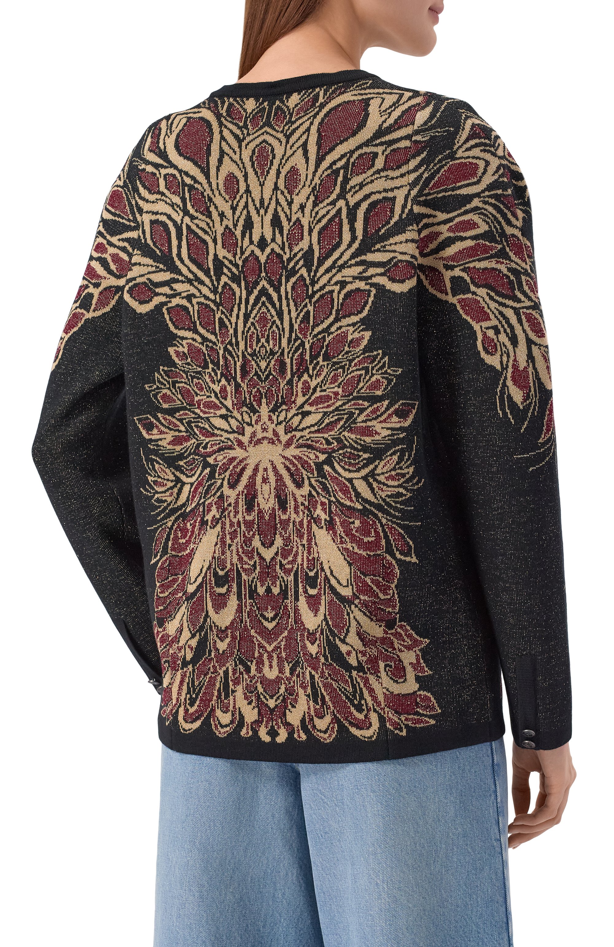 Кардиган из шелка и кашемира FREEAGE черного цвета по цене 89100 руб., арт. W26.JK142M.6977.797, фото 4 Кардиган из шелка и кашемира FREEAGE, арт. W26.JK142M.6977.797, фото 4