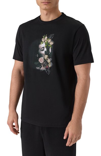 Хлопковая футболка EMPORIO ARMANI, арт. EM003480/AF19418, фото 3