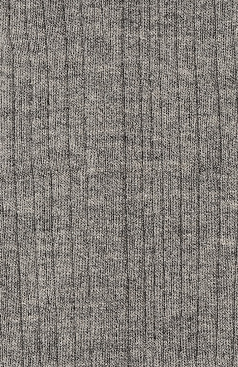 Женские кашемировые гольфы BRUNELLO CUCINELLI светло-серого цвета, арт. M64990009P | Фото 2 (Материал внешний: Кашемир, Шерсть; Нос: Не проставлено; Автоматизация состава: Проставлено)