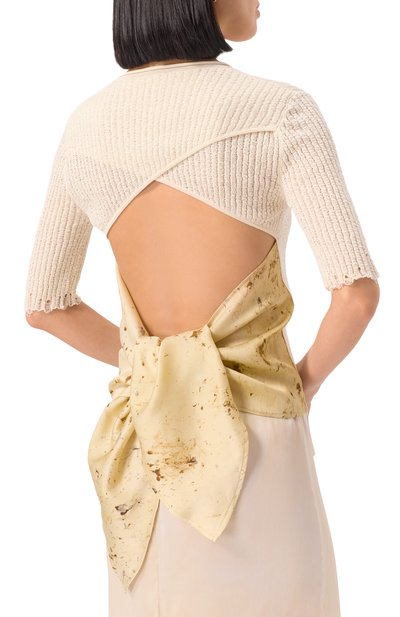 Пуловер из хлопка и шелка UMA WANG, арт. UK7163_, фото 4