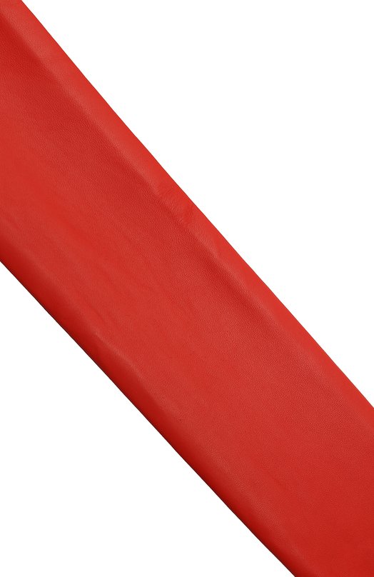 Кожаный шарф DROMe Красный, фото 3