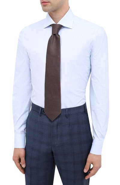 Хлопковая сорочка ZEGNA, арт. 801008/9MS0BA, фото 3