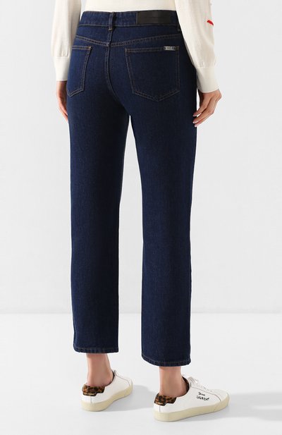 Джинсы VICTORIA, VICTORIA BECKHAM темно-синего цвета по цене 27350 руб., арт. 2120DJE000827A, фото 4 Джинсы VICTORIA, VICTORIA BECKHAM, арт. 2120DJE000827A, фото 4