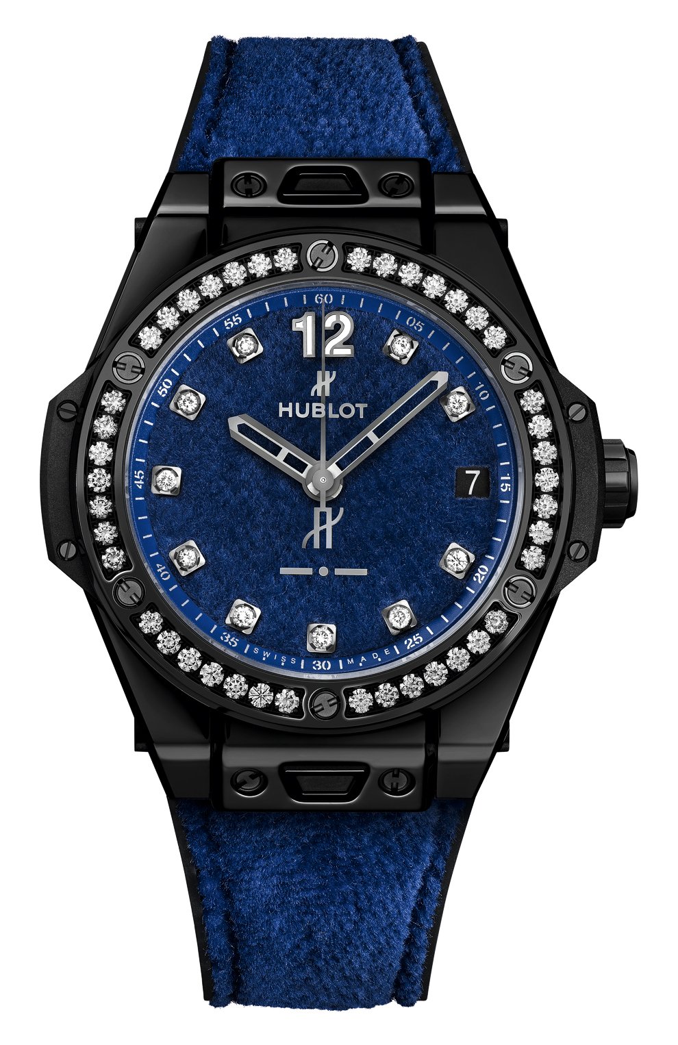 Часы big bang one click italia independent blue velvet HUBLOT, арт. 465.CS.277L.NR.1204.ITI17, фото 1