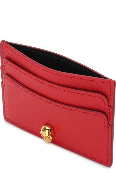 Кожаный футляр для кредитных карт с черепом ALEXANDER MCQUEEN, арт. 275333/BPT0G, фото 3