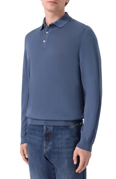 Шерстяное поло BOSS, арт. 50476355, фото 3