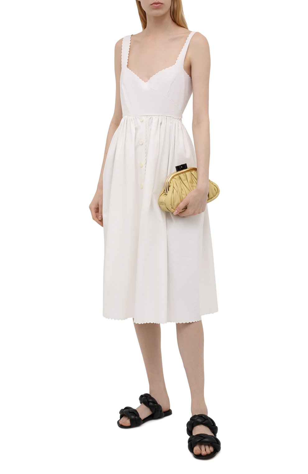 Хлопковое платье MIU MIU, арт. MF4138-QZT-F0K74, фото 2