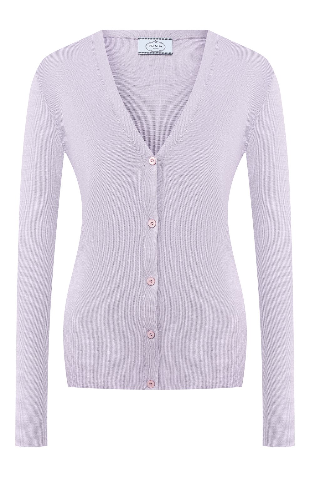 Однотонный кардиган на пуговицах PRADA, арт. 25437-40J-F0230, фото 1