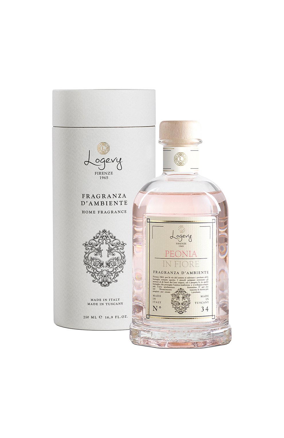 Диффузор peonia in fiore / "цветок пиона" (250ml) LOGEVY FIRENZE 1965, арт. 8050519371902, фото 4